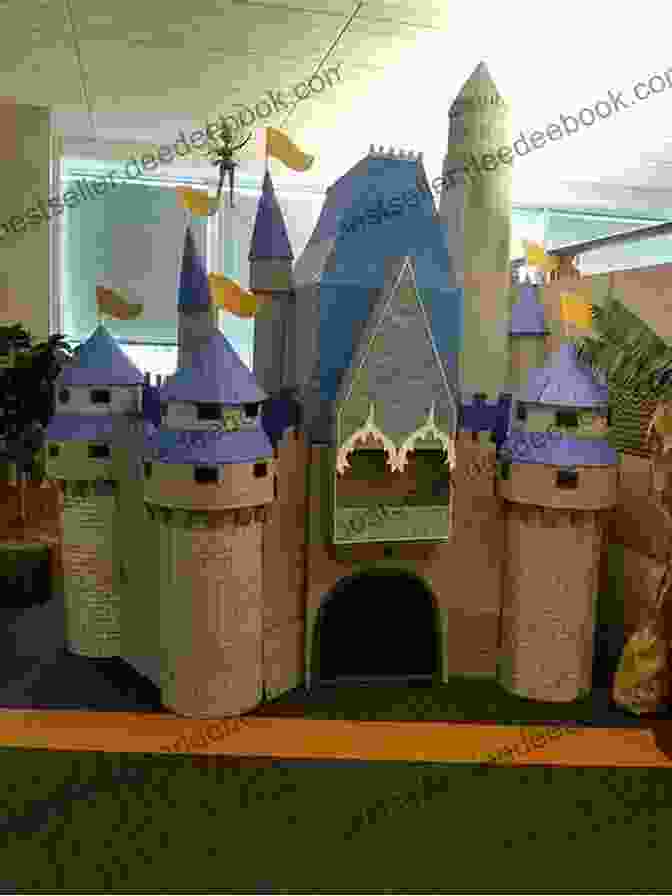 A Birthday Castle Made With A Cardboard Box And Some Birthday Decorations. Cat Castles: 20 Cardboard Habitats You Can Build Yourself