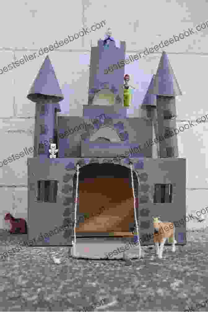 A Drawbridge Castle Made With A Cardboard Box And Some Tape. Cat Castles: 20 Cardboard Habitats You Can Build Yourself