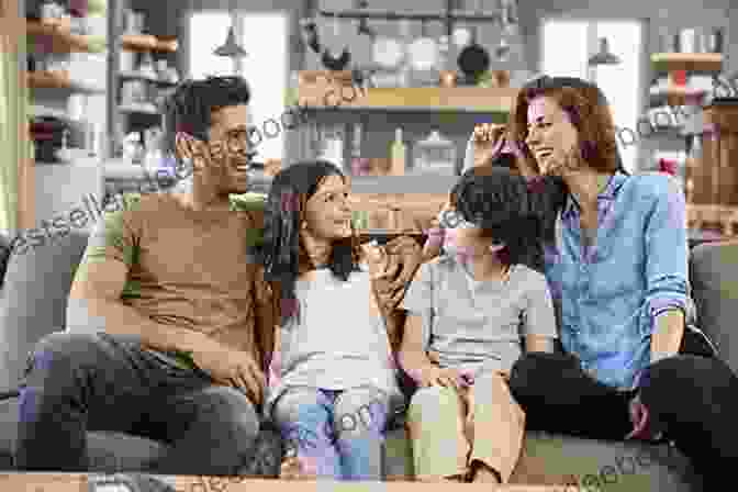 A Family Sitting Together, Smiling And Laughing. Supporting Children S Mental Health And Wellbeing: A Strength Based Approach For Early Childhood Educators