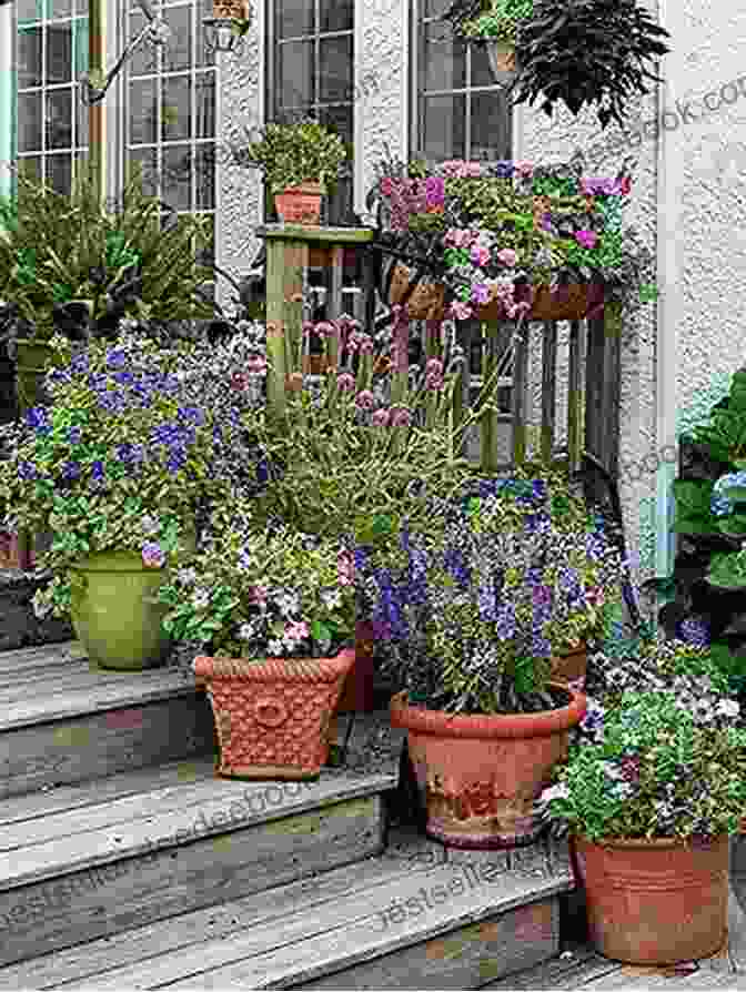 A Group Of Colorful Fabric Planters Filled With Flowers Sew Outdoor Living: Brighten Up Your Garden With 22 Colourful Projects (Sew Series)