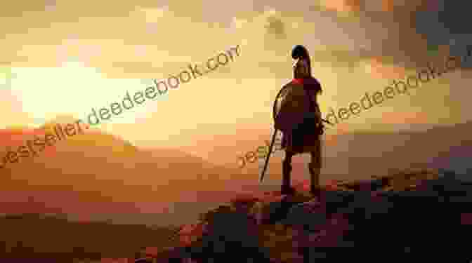 A Panoramic Screenshot From Time Of Dread: Blood Bone, Depicting A Lone Warrior Standing On A Desolate Hilltop, Overlooking A Vast And Foreboding Landscape. A Time Of Dread (Of Blood Bone 1)