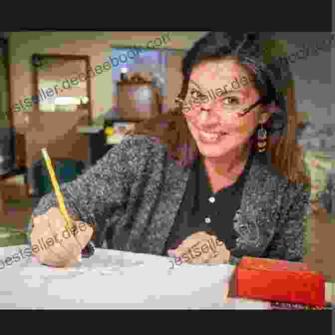 A Photograph Of Marybeth Nelson, A Woman With Short, Gray Hair And A Warm Smile, Sitting At A Desk Surrounded By Books And Writing Materials. Socky Writes Haiku MaryBeth Nelson