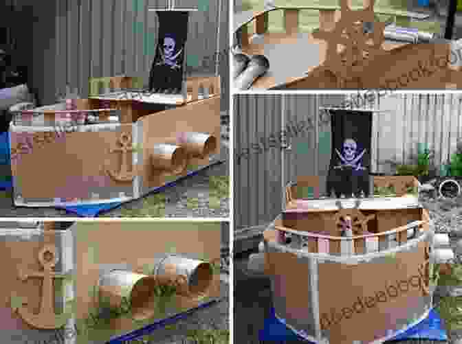 A Pirate Castle Made With A Cardboard Box And Some Pirate Decorations. Cat Castles: 20 Cardboard Habitats You Can Build Yourself