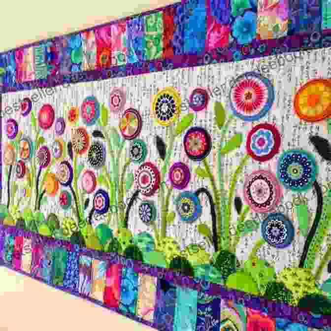 A Posy Garden Wall Hanging With Colorful Posy Garden Applique Designs Carina Gardner S Simply Modern Patchwork Quilts: 12 Posy Garden Quilts And Sewing Projects For The Beginning Quilter