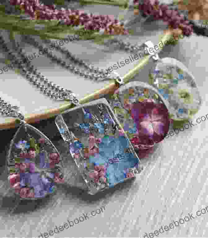 A Resin Pendant With A Floral Design Creating Fun Resin Jewelry A Step By Step Guide To Creating Your Own Amazing Resin Jewelry