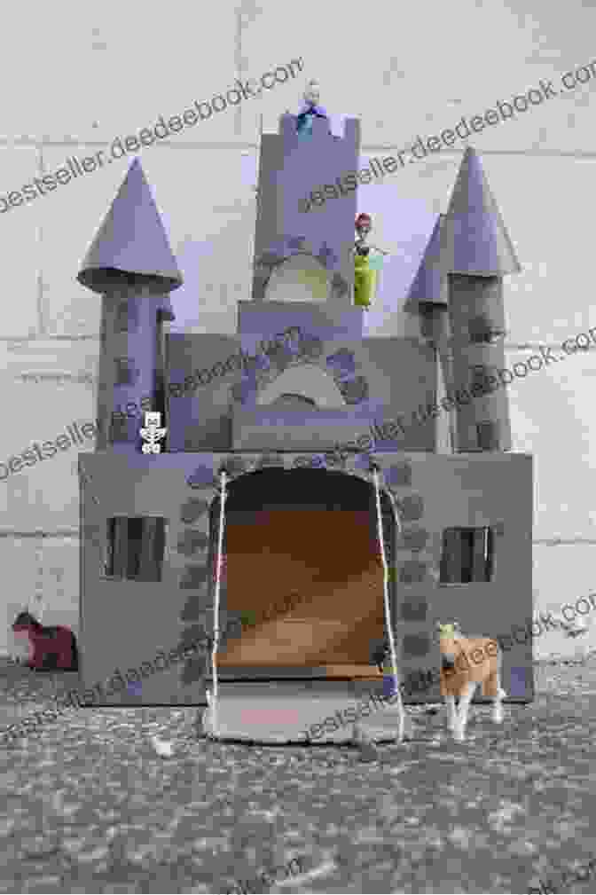 A Tower Castle Made With A Cardboard Box And Some Tape. Cat Castles: 20 Cardboard Habitats You Can Build Yourself