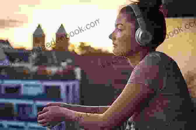 A Woman Listens To Music On Headphones, Lost In Her Own World Of Memories And Emotions Punks In Peoria: Making A Scene In The American Heartland (Music In American Life 1)