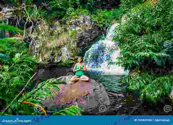 A Woman Plays Joyfully In The Refreshing Waters Of A Waterfall, Surrounded By Lush Greenery. 30 Fabulous Hi Def Photos Of Females Vol 3 Women And Water #2 (Fabulous Hi Def Fotos Of Females)