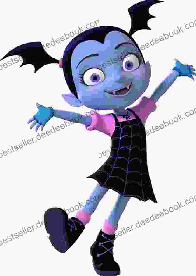 A Young Vampire Girl, Vampirina, Is Seen Dancing In A Tutu. She Has Long, Flowing Hair And Sharp Fangs. Vampirina Ballerina (Picture Book 1)