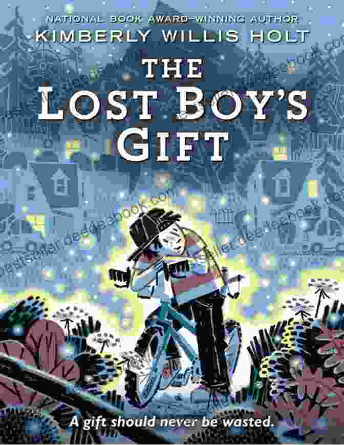 Book Cover Of 'The Lost Boy Gift' By Kimberly Willis Holt, Featuring A Young Boy In A Rowboat Against A Backdrop Of A Stormy Sea. The Lost Boy S Gift Kimberly Willis Holt