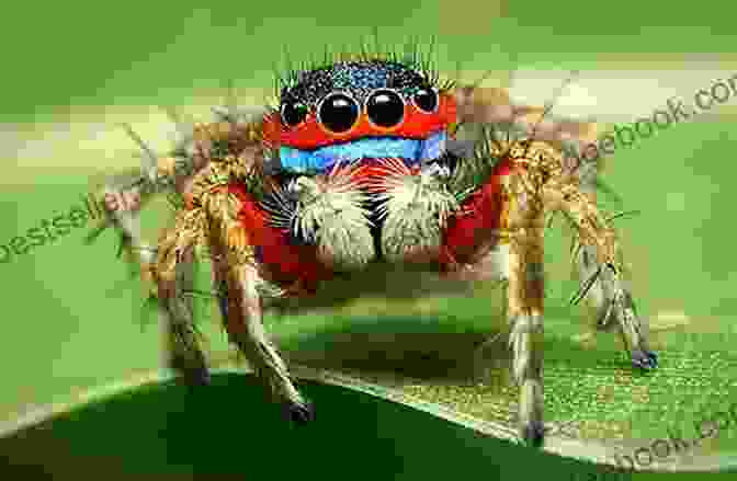 Close Up Of A Colorful Jumping Spider With Intricate Markings On Its Body JUMPING SPIDER AS A PET: Jumping Spider As A Pet Care Guide (Are Jumping Spiders Good Pets?)