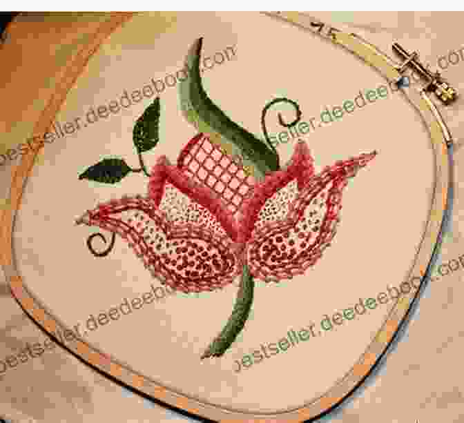 Crewel Embroidery, A Traditional Embroidery Technique Using Thick, Woolen Threads Guidebook Of Embroidery: Many Cute Stuffs Using Embroidery Technique You Should Know