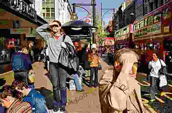 John Hinson's Photograph Of A Bustling Street In San Francisco, With People Walking, Talking, And Shopping California In Photographs John Hinson