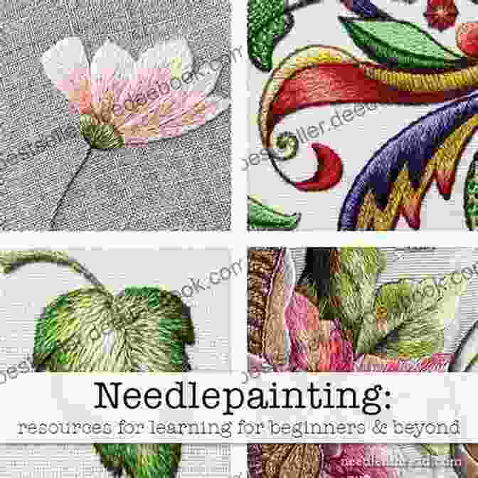 Needlepainting, An Embroidery Technique That Uses Fine Threads To Create Realistic Images Guidebook Of Embroidery: Many Cute Stuffs Using Embroidery Technique You Should Know