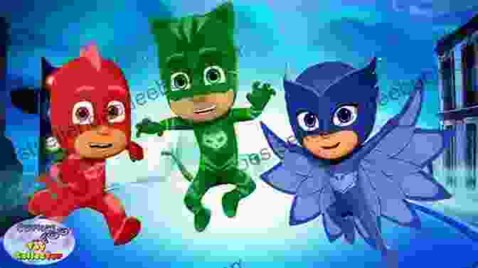 PJ Masks Characters Catboy, Owlette, And Gekko Celebrate Lunar New Year With Lanterns And Fireworks PJ Masks Save Lunar New Year