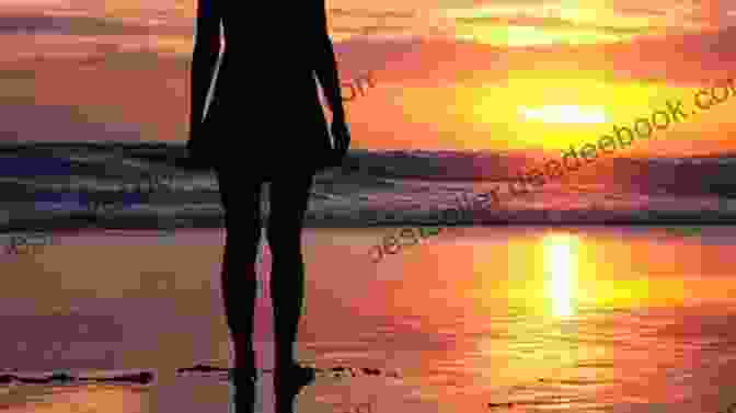 Seduced By The Horizon Book Cover: A Silhouette Of A Woman Standing On A Beach, Looking Out At The Ocean. Seduced By The Horizon John Hinson