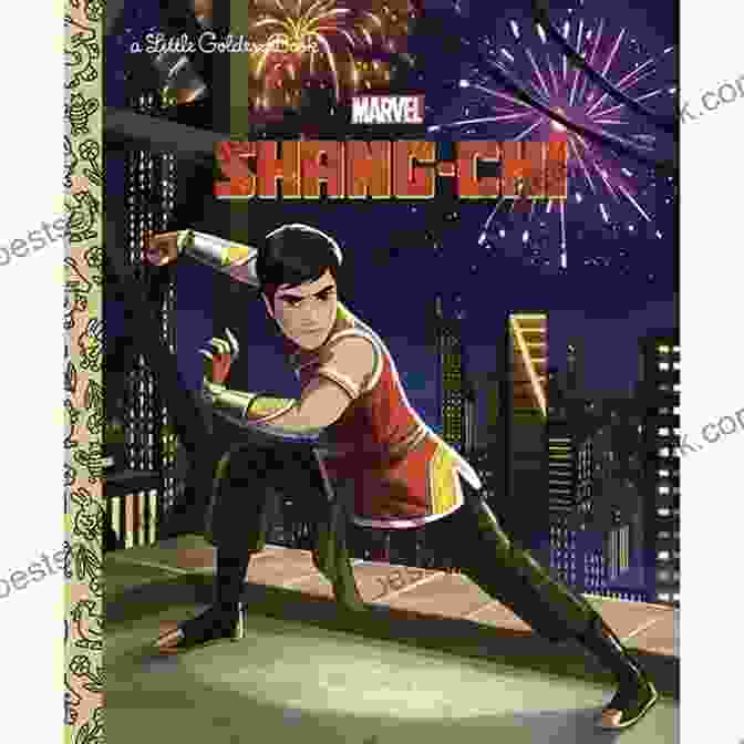 Shang Chi Little Golden Marvel Book Cover Featuring Shang Chi In A Dynamic Pose Against A Backdrop Of Vibrant Colors Shang Chi Little Golden (Marvel)