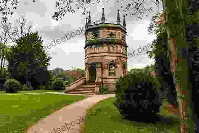 The Folly At Cowley Manor, An Octagonal Tower With A Crenellated Roof And Round Arched Windows Follies Of Gloucestershire (Follies Of England 14)