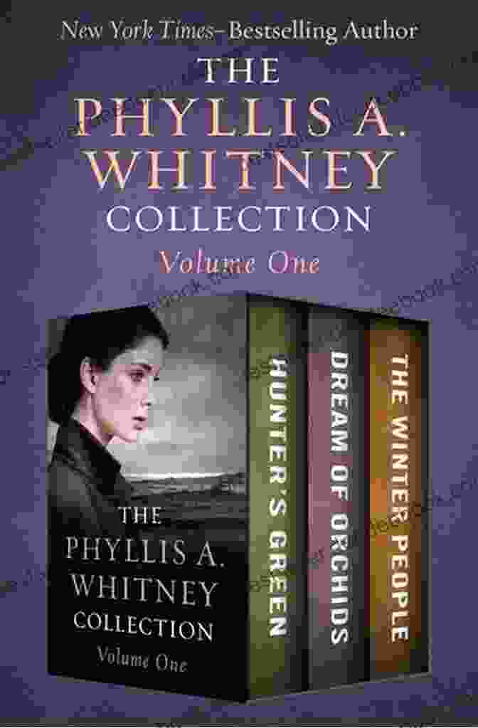 The Phyllis Whitney Collection Volume One Cover Featuring A Woman's Face With An Enigmatic Expression, Set Against A Backdrop Of Shadows And Moonlight. The Phyllis A Whitney Collection Volume One: Hunter S Green Dream Of Orchids And The Winter People