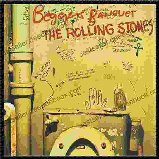 The Rolling Stones' Beggars Banquet Album Cover, Featuring A Close Up Of A Man's Face With A Cigarette In His Mouth. The Album Title Is Written In White Letters On A Black Background. The Rolling Stones Beggars Banquet (Piano/Vocal/Chords) (Alfred S Classic Album Editions)