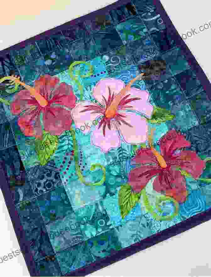 Tropical Stitched Flower Stitched Textiles: Flowers Bobby Britnell