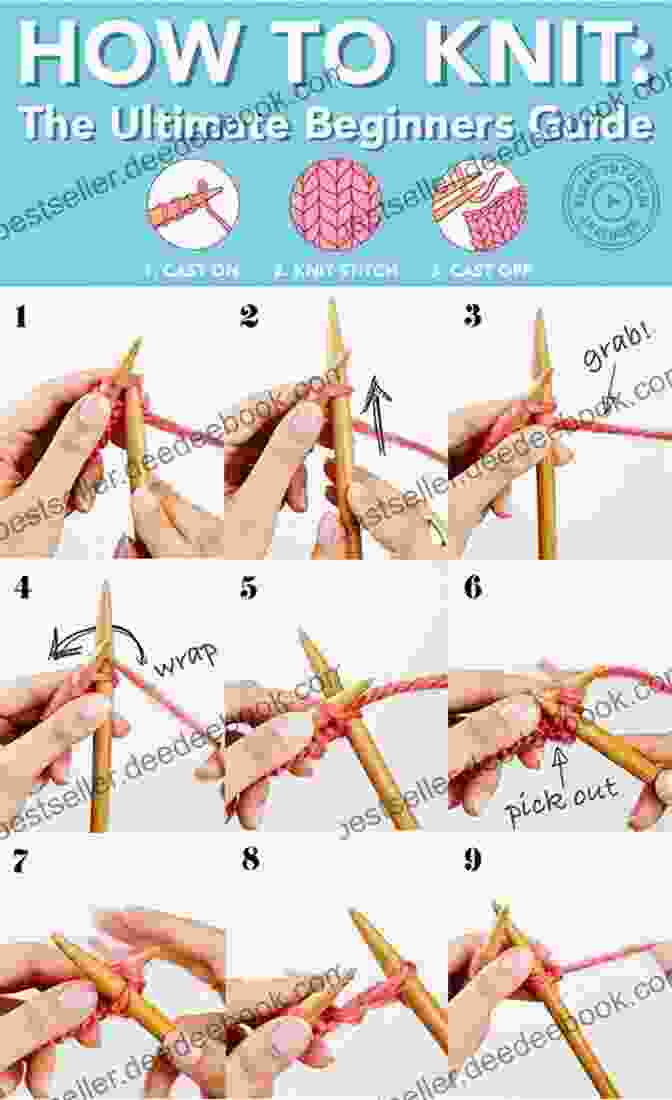 Visual Guide To Basic Knitting Stitches Love Handmade Items: Unlock Sewing Machine Tips And Tricks For Beginners: Knitting And Cross Stitch