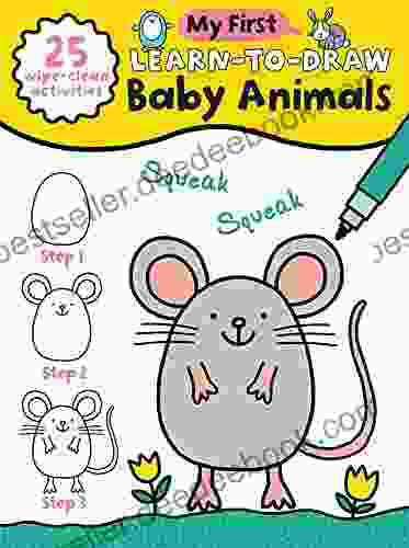 My First Learn To Draw: Baby Animals: Coloring For Toddlers With 25 Wipe Clean Activities And Marker (My First Wipe Clean How To Draw)